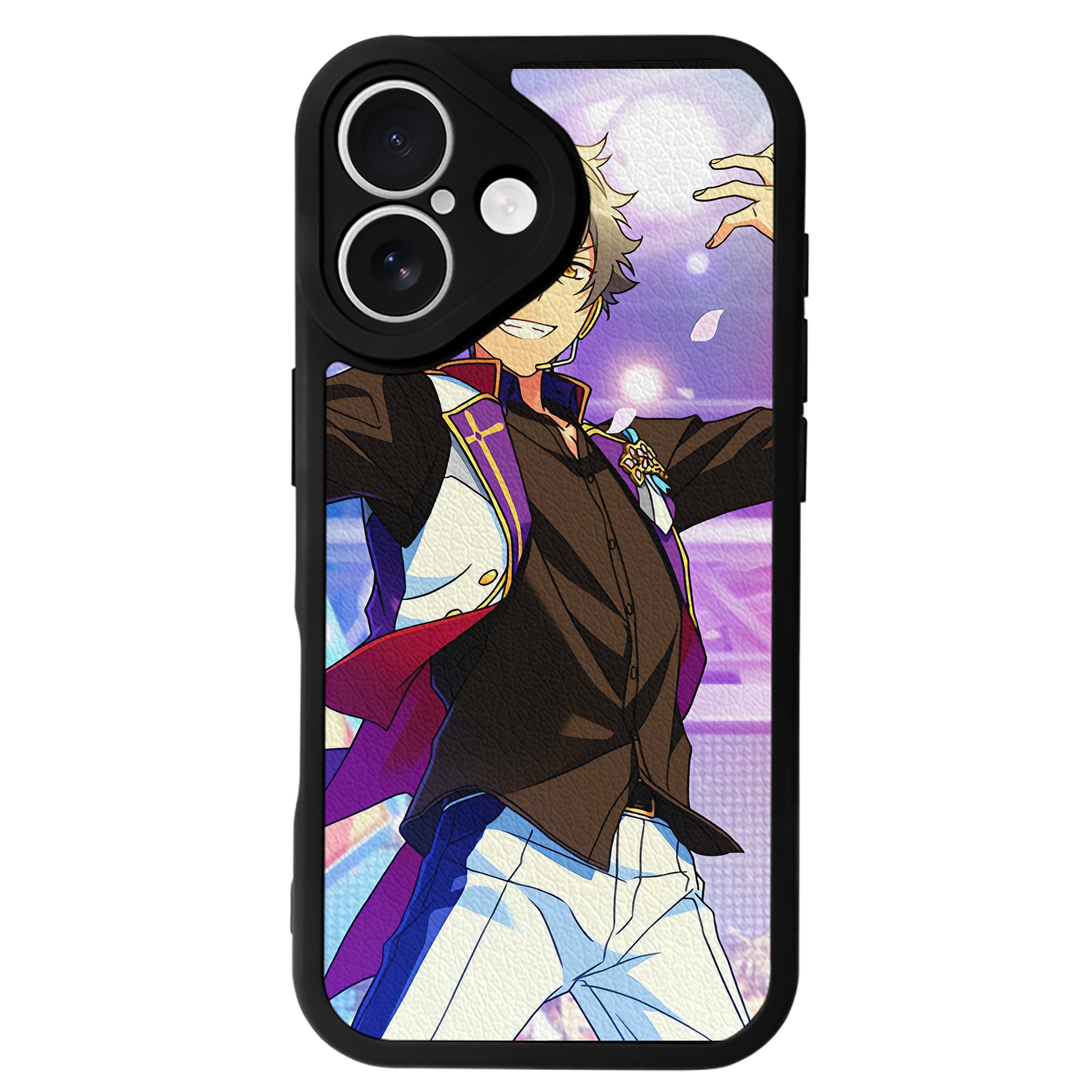 （画像用） あんさんぶるスターズ! Ensemble Stars 【iPhone 16シリーズ対応】シリコンスマホケース（レザー調） 材質：シリコン
